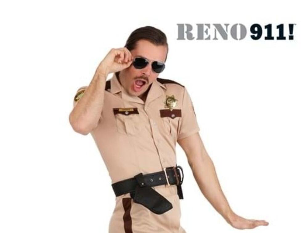 Rubie's Men's Reno 911 Lt Dangle Cop Halloween Costume Cosplay Size L Party